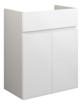 Cauvery 500mm Standard Basin Unit - White Gloss (Grey Cab)