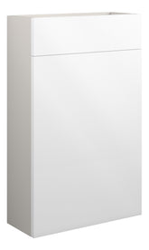 Cauvery 500mm Slim WC Unit - White Gloss (Grey Cab)