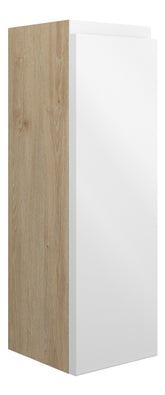 Cauvery 200mm Slim Base Unit - White Gloss (Oak Cab)