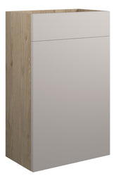 Cauvery 500mm Standard WC Unit - Matt Dove Grey (Oak Cab)