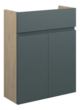 Cauvery 500mm Slim Basin Unit - Matt Green Camo (Oak Cab)