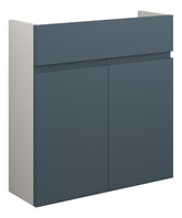 Cauvery 600mm Slim Basin Unit - Matt Arley Blue (Grey Cab)