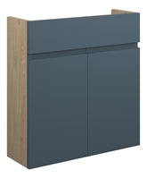 Cauvery 600mm Slim Basin Unit - Matt Arley Blue (Oak Cab)