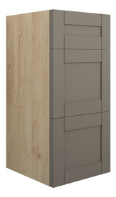 Abakan 300mm Standard 3 Drawer Unit - Matt Stone (Oak Cab)