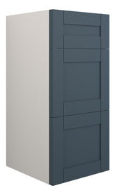 Abakan 300mm Standard 3 Drawer Unit - Matt Arley Blue (Grey Cab)
