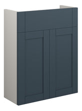 Abakan 500mm Slim Basin Unit - Matt Arley Blue (Grey Cab)
