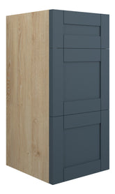 Abakan 300mm Standard 3 Drawer Unit - Matt Arley Blue (Oak Cab)