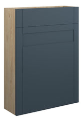 Abakan 600mm Slim WC Unit - Matt Arley Blue (Oak Cab)