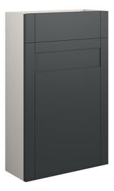 Abakan 500mm Slim WC Unit - Matt Graphite Grey (Grey Cab)
