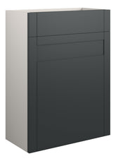 Abakan 600mm Standard WC Unit - Matt Graphite Grey (Grey Cab)
