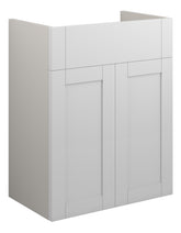 Abakan 500mm Standard Basin Unit - Matt White (Grey Cab)