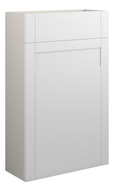 Abakan 500mm Slim WC Unit - Matt White (Grey Cab)