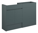 Cauvery 1236mm Standard Basin & WC Unit Pack - Matt Green Camo (Oak Cab)