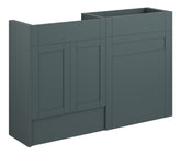Abakan 1236mm Standard Basin & WC Unit Pack - Matt Green Camo (Grey Cab)