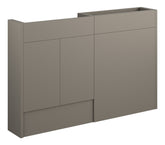 Eder 1236mm Slim Basin & WC Unit Pack - Matt Stone (Oak Cab)