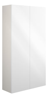 Eder 600mm Slim 2 Door Storage Unit - White Gloss (Grey Cab)