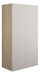 Eder 600mm Standard 2 Door Storage Unit - Matt Dove Grey (Oak Cab)