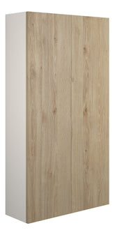 Eder 600mm Slim 2 Door Storage Unit - Havana Oak (Grey Cab)