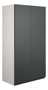 Cauvery 600mm Standard 2 Door Storage Unit - Matt Graphite Grey (Grey Cab)