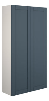 Abakan 600mm Slim 2 Door Storage Unit - Matt Arley Blue (Grey Cab)