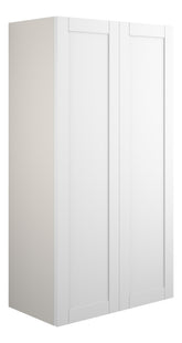 Abakan 600mm Standard 2 Door Storage Unit - Matt White (Grey Cab)