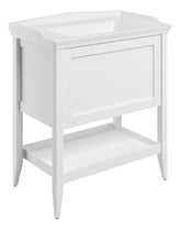 Didessa 800mm Floor Standing 1 Drawer Basin Unit w/Basin - Matt White