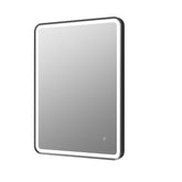 Kobuk 600mm Rectangle Front-Lit LED Mirror - Matt Black