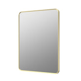 Kenfig 600x800mm Rectangle Mirror - Brushed Brass