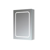 Reo 500mm 1 Door Front-Lit LED Mirror Cabinet