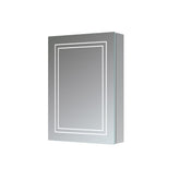Sunrise 500mm 1 Door Front-Lit LED Mirror Cabinet