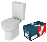 Close Coupled Rimless WC & Soft Close Seat