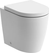 Cliff Rimless Back To Wall Comfort Height WC & Soft Close Seat