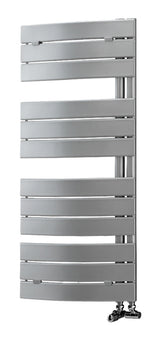 Quadra Curved Panel Ladder Radiator (550x1080x49mm) - Chrome