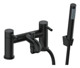 Pease Bath/Shower Mixer & Bracket - Matt Black