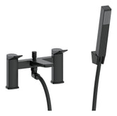 Narmada Bath/Shower Mixer & Bracket - Matt Black
