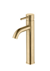 Pease Tall Basin Mixer - Brushed Brass
