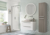 Felix 760mm Pivot Door - Chrome