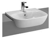VitrA Zentrum 495x425mm 1TH Semi Recessed Basin - White