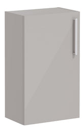 VitrA Root Flat 40cm 1 Door Slim Lower/Base Unit (LH Hinge) - Bright Sahara Beige