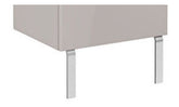 VitrA Root Flat Leg Set for 2/4 Drawer Units - Chrome
