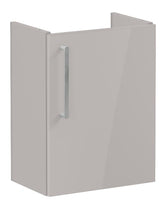 VitrA Root Flat 40cm 1 Door Wall Hung Slim Washbasin Unit (RH Hinge) - Bright Sahara Beige