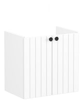 VitrA Root Groove 60cm 2 Door Wall Hung Slim Washbasin Unit - Matt White