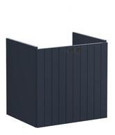 VitrA Root Groove 60cm 2 Door Wall Hung Washbasin Unit - Matt Dark Blue