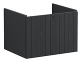 VitrA Root Groove 60cm 1 Drawer Washbasin Unit - Matt Graphite