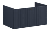 VitrA Root Groove 80cm 1 Drawer Washbasin Unit - Matt Dark Blue