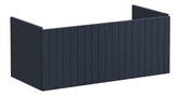VitrA Root Groove 100cm 1 Drawer Washbasin Unit - Matt Dark Blue