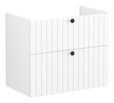 VitrA Root Groove 80cm 2 Drawer Washbasin Unit - Matt White