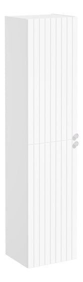 VitrA Root Groove 40cm 2 Door Tall Unit (LH Hinge) - Matt White