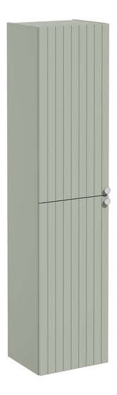 VitrA Root Groove 40cm 2 Door Tall Unit (LH Hinge) - Matt Retro Green