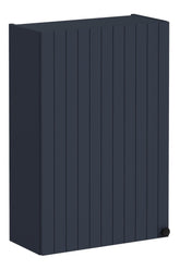 VitrA Root Groove 60cm 1 Door Upper/Wall Unit (LH Hinge) - Matt Dark Blue